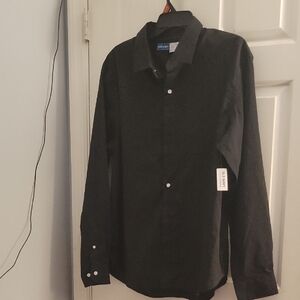 Old Navy Black Casual Button Down Shirt
